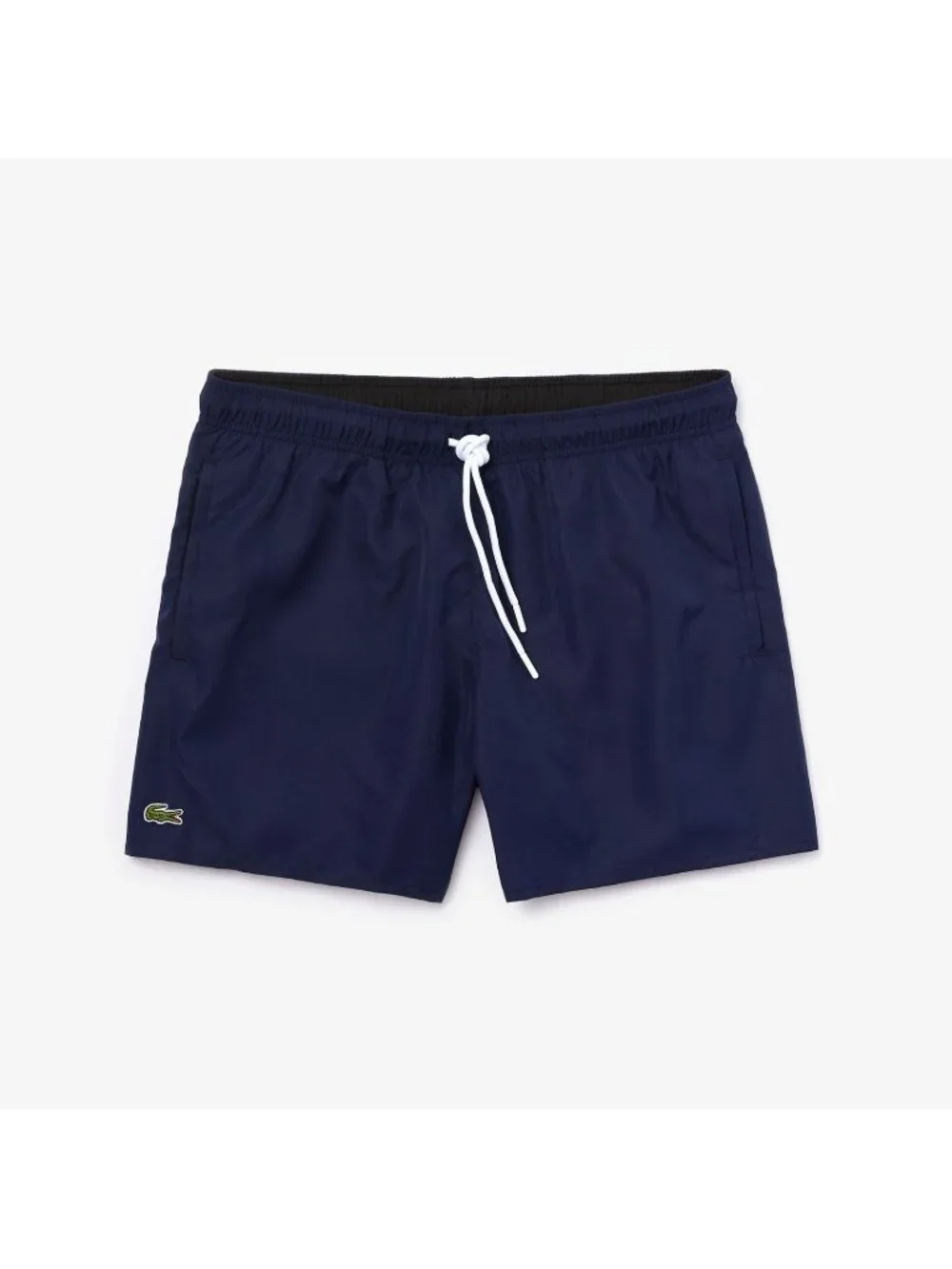 Lacoste Mens Swimwear Beach Short Trunks Navy Blue Size S MSRP $70
